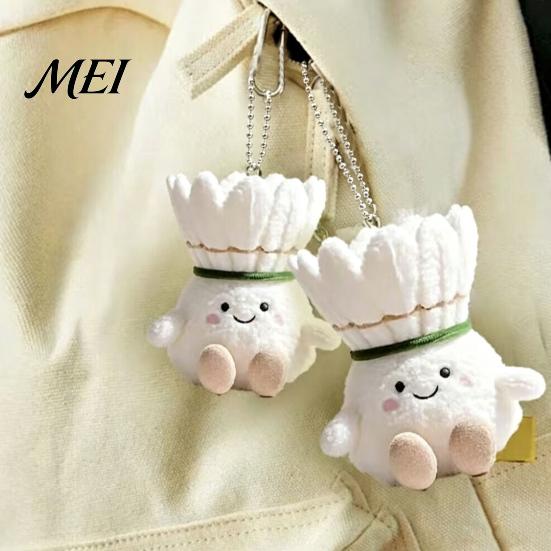 Cute Desk Accessory Badminton Plush Keychain, Shuttlecock Stuffed Toy for Bag Car Small Decor, Soft Mini Pendant, Creative Gift Fans Birthday Athletes