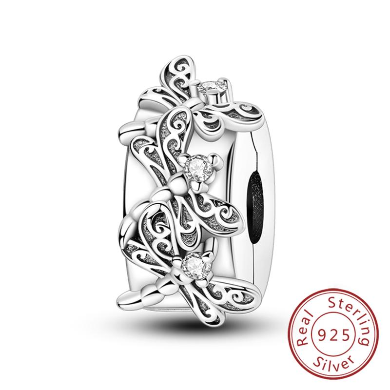 Оригинальные шармы-подвески из меди в виде светлячка, пчелы, бабочки, колибри для браслетов, женские украшения в подарок