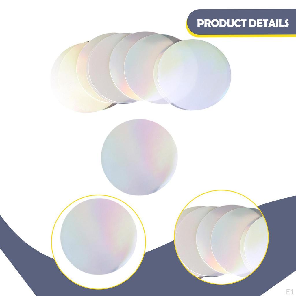 100Pcs Film Protector Portable Components 7cm for DIY Crafts Art Supplies Souvenirs