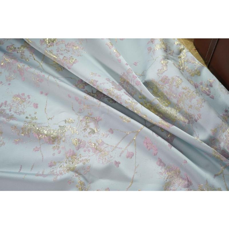 Розовое золото, тисненый цвет сливы, девичье чувство платья, весенне-осенняя жаккардовая ткань, микро-стрейч, женское пальто, букет декоративных тканей