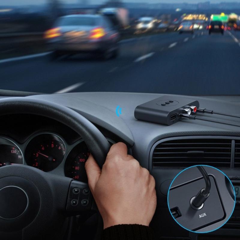 Беспроводной стереоадаптер Bluetooth 5.3 Быстрое сопряжение Для динамиков и U-диска Воспроизведение MP3