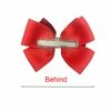 European Style Kids Sequin Bow Hair Clip with Rhinestones - Shiny Double Layer Accessory
