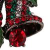 Christmas Vintage Bells Brooch Xmas Tree Shape Pins For Women Men Colorful Rhinestones New-Year Jewelry Garment Accessories