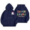 Women's Casual Long Sleeve Pullover Christmas Printed Hooded Sweatshirt With Pockets
