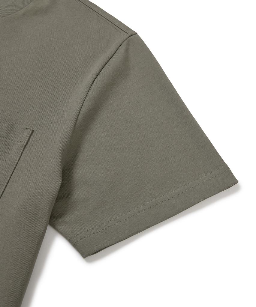 SNOWPEAK APPAREL Aerocool Pocket Short Sleeve T-Shirt Khaki (S24Mmfts76)