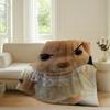 Мультяшное милое одеяло S-Sylvanian для дивана, офиса, кровати, самолета, путешествий, сна, чтения, отдыха, кемпинга. Мягкое и теплое