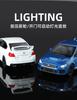1:30 STI Car Sound and Light Pull Back Toy Car Sound Model Ornament Diecast Alloy Car Model Collectible