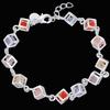 SAY 925 Sterling Silver Bracelets Colored zircon For Women Exquisite Student Girlfriend Jewelry Accessories Wedding Fashion Gift