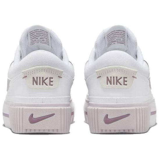 Nike Court Legacy Lift Белые Дымчато-лиловые Женские Кроссовки DM7590-105