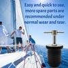 T-Handle Marine Rubber Plugs Twist -Turn Blockage Twist Locks Directly Boat Drain Plug  Yachts