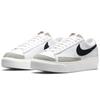 Nike Женские кроссовки Blazer Low Platform Белые Черные Обувь для скейтборда DJ0292-101