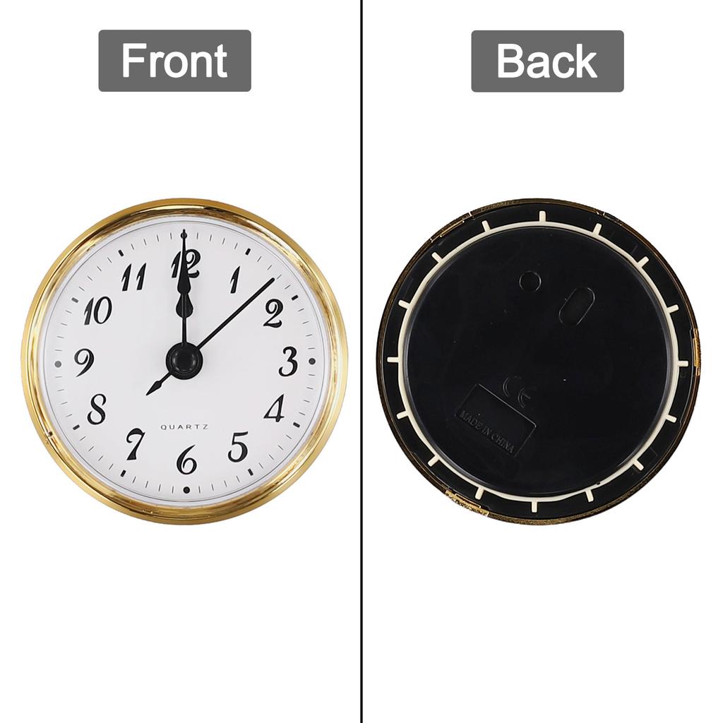 For Office Clocks Clock Movement Mechanism Roman Numerals Clock Whole Diameter 70mm Clear Lens Easy Battery Installation