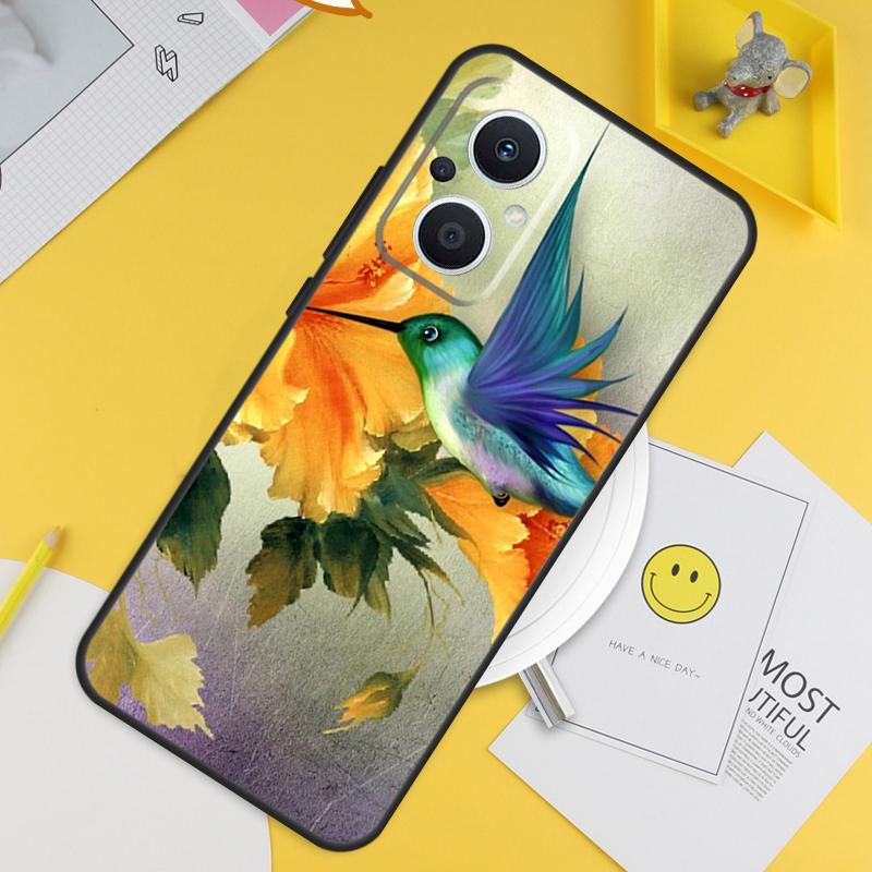 Колибри Для OPPO Reno 13F 11F 12F 14F 10 11 12 13 14 Pro 8T 7 8 Lite OPPO Find X8 X6 X5 X9 Pro Чехол