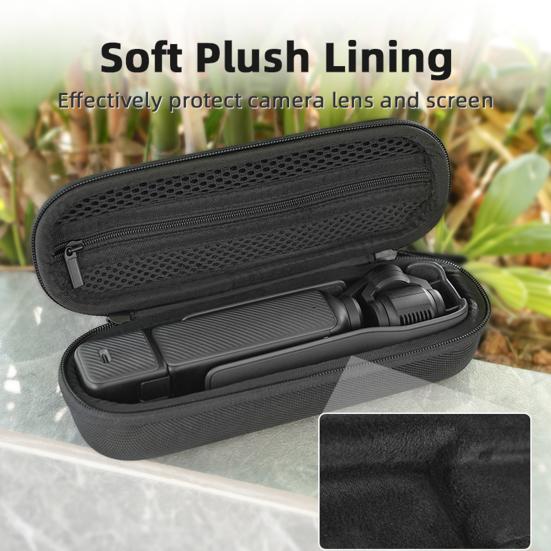 Vlogging Camera Carrying Case for DJI OSMO POCKET 3 Shockproof Zipper Portable Travel Hard Shell Storage Bag Protective Box Video Camera Accessories