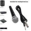 XLR Microphone with XLR To 1/4 Inch Cable Audio Connection Handheld Microphone Suitable for Stage Karaoke Singing and Recording