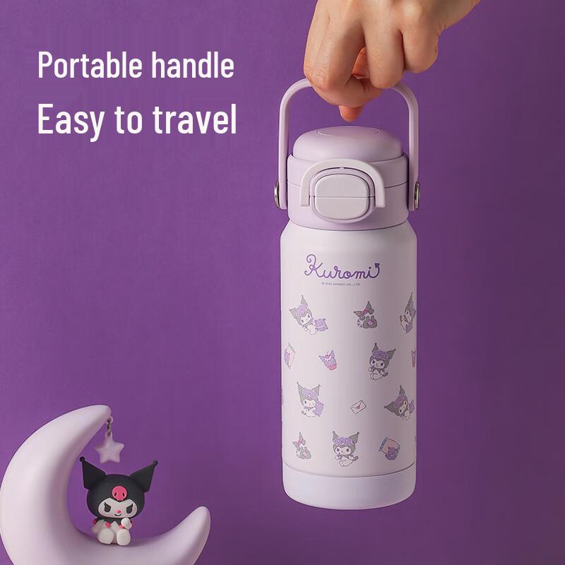 BEDDYBEAR Kids 316 Stainless Steel Double-Drink Insulated Straw Bottle