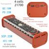 PD20W Быстрая зарядка Корпус для аккумулятора 21700 Светодиодный дисплей Power Bank Оболочка Зарядка на открытом воздухе