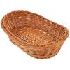 Rattan Storage Basket Baskets Woven Hand Snacks Dining Table Tabletop Fruits Bread