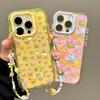 Jelly Two-in-one Small Floral for Apple 17 Promax Mobile Phone Case for IPhone 15 All-inclusive 14/13 Love