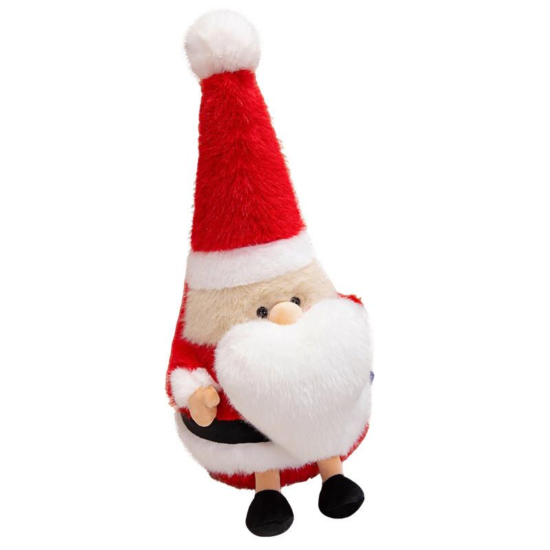 Santa Christmas Claus Plush Toy With Pp Cotton For Holiday Gift Decoration Room