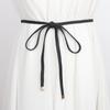Weave Dress Slim Belt Solid Color Sweater Strap Fashion Waist Closing Decorative Female