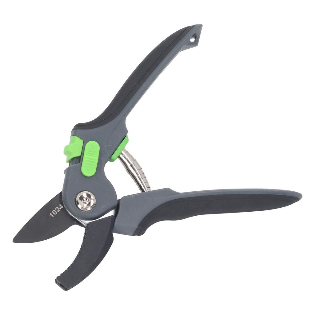 Ratchet Pruning Shears Heavy Duty Gardening Tool Tree Trimming Bypass Hand Pruner 8.5in for