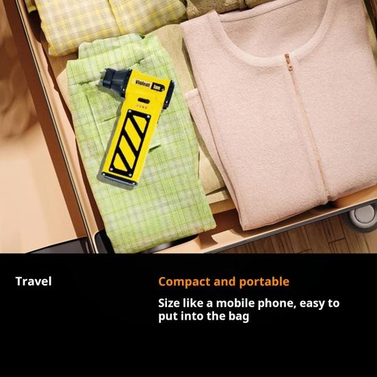 Электрический вентилятор для удаления пыли, мощный бесщеточный двигатель, регулируемая скорость, компактный дизайн, портативный ручной вентилятор