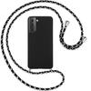 Case - BOOLING - for Samsung Galaxy S21 - Flexible - Silicone - Adjustable Shoulder Strap Black