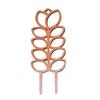 Wood Plant Bracket Leaf Shape Trellis Vine Support Stand Easy Installation Multifunctional