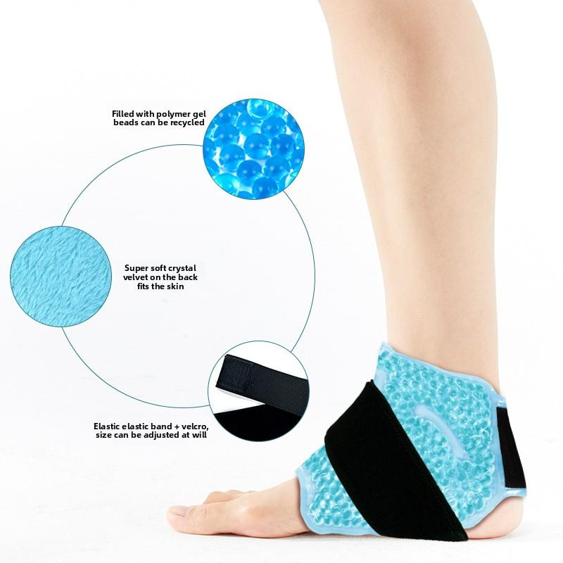 Ankle Support Ice Cap Reusable Gel Cold Therapy Stents To Relieve Swelling and Pain