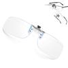 Magnifying Glasses with Magnification Loop and Perfect for Detailed Blue Light Unisex Flip-Up Clip-On Design, Reading, Work, Filtering, Portable,