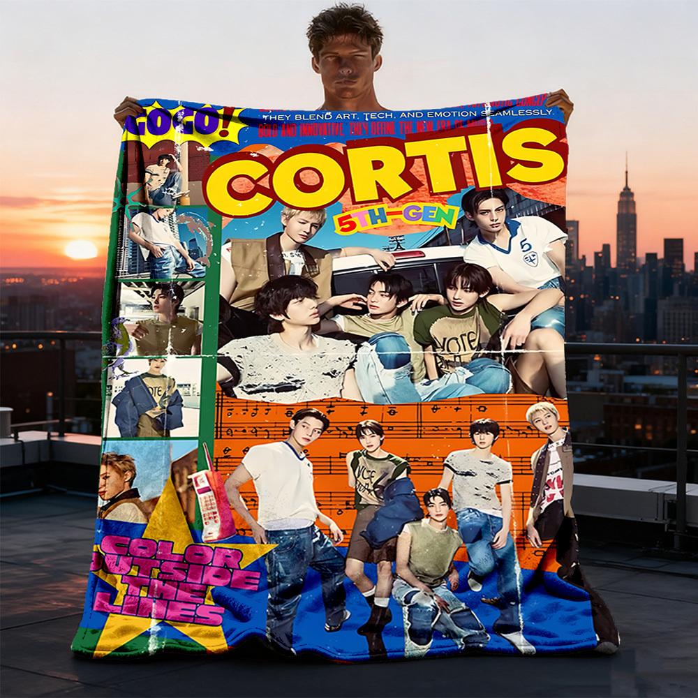 1 шт. Cortis Уличный мягкий плед Ультраплюшевый, Теплый, Универсальный и Легкий в уходе для Кемпинга, и