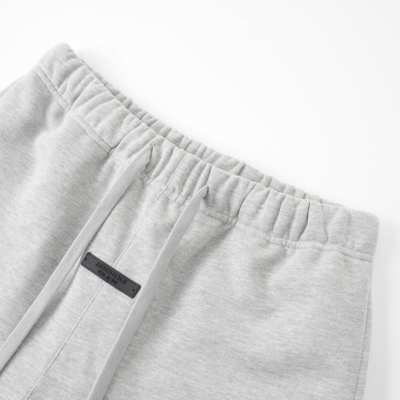 E855 Fear Of God Essentials Шорты с letter print Унисекс Оверсайз Хлопок На шнурке Эластичный пояс Streetwear Повседневные Спортивные Шорты