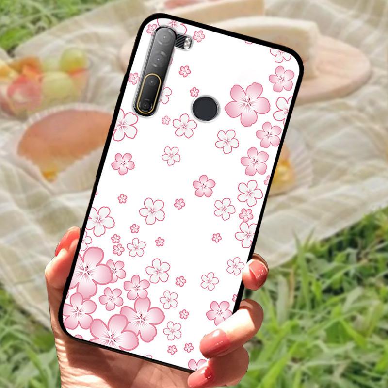 For HTC Desire 20 Pro Case Cover For Desire20 Pro Silicone Soft Marble Black Bumper Funda Coque for HTC Desire 20 Pro Protective