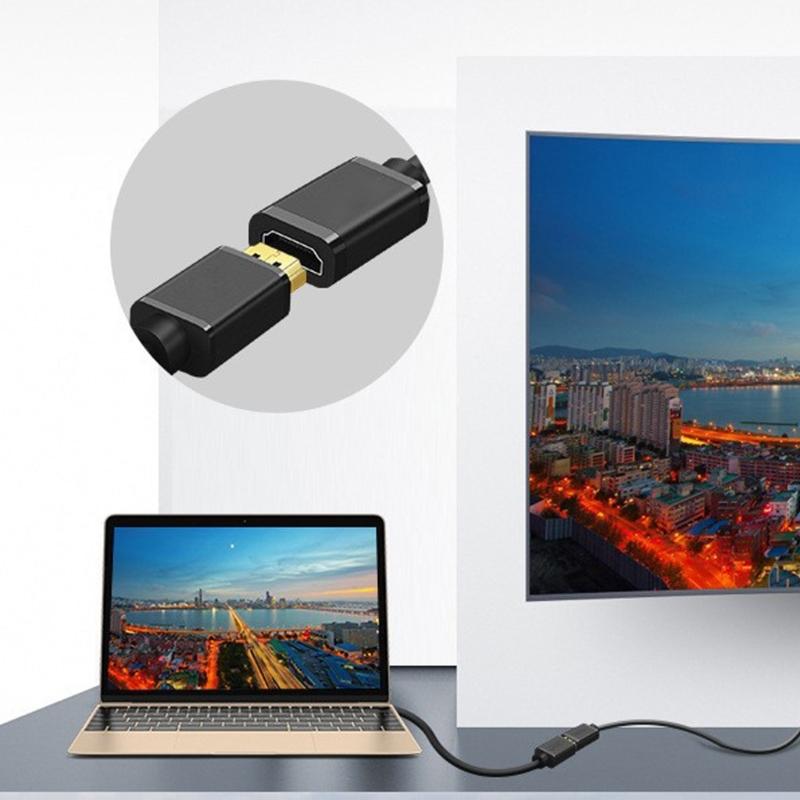 Кабель-удлинитель HDMI 4K HDTV, адаптер "папа-мама", совместимый с 2K 1080P, для HDTV, ноутбука и других устройств