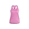 Logo Print Round Neck Sports Tank Top Women Tops Pink HK7138