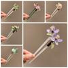 Flower U Shape Hairpin Hair Sticks for Buns Hanfu Headwear  Hairstyle Design Tool