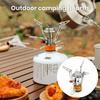 Heater Adjustable Flame Intensity Corrosion Resistant Rustproof Lightweight Foldable Outdoor Picnic Stove