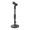 SANWA DIRECT Microphone Microphone Holder 1 Stand, Tabletop, Angle/Height Adjustable, 23-33cm, Clip-on Included, Piece, 200-STNMC001