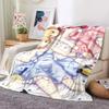 Sexy Anime Girls Blanket Soft Plush Flannel Throws Blankets for Sofa Bed Couch Best Gifts All Season Light Bedroom Warm Decke