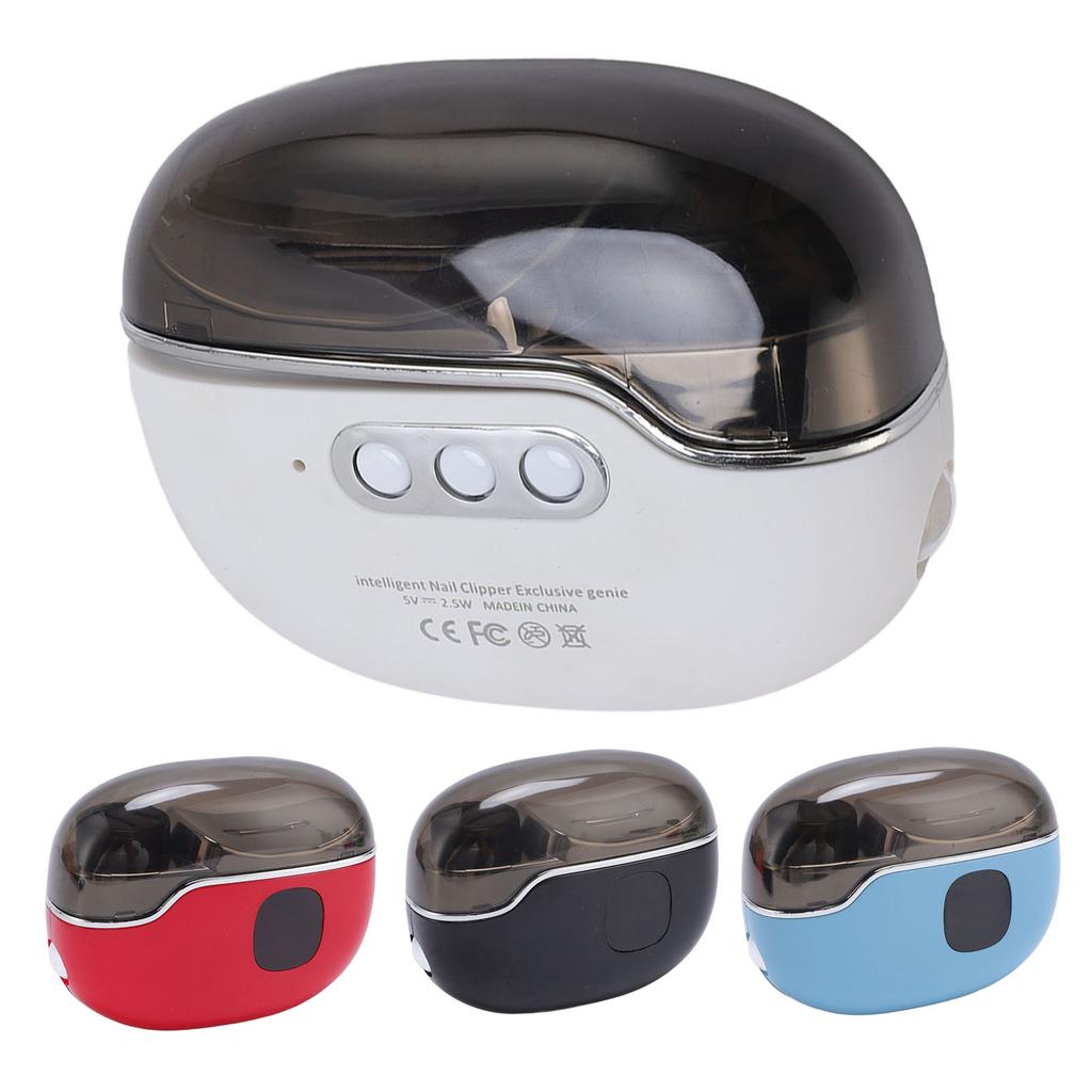 Электрическая машинка для стрижки ногтей с лампой для сушки лака, USB-зарядка, регулируемый триммер для ногтей, полировка