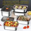 316 Stainless Steel Crisper,Lunch Box,Sealed Leak-proof Bento Box,Refrigerator Freezer Storage Box,Camping Bento Lunch Box