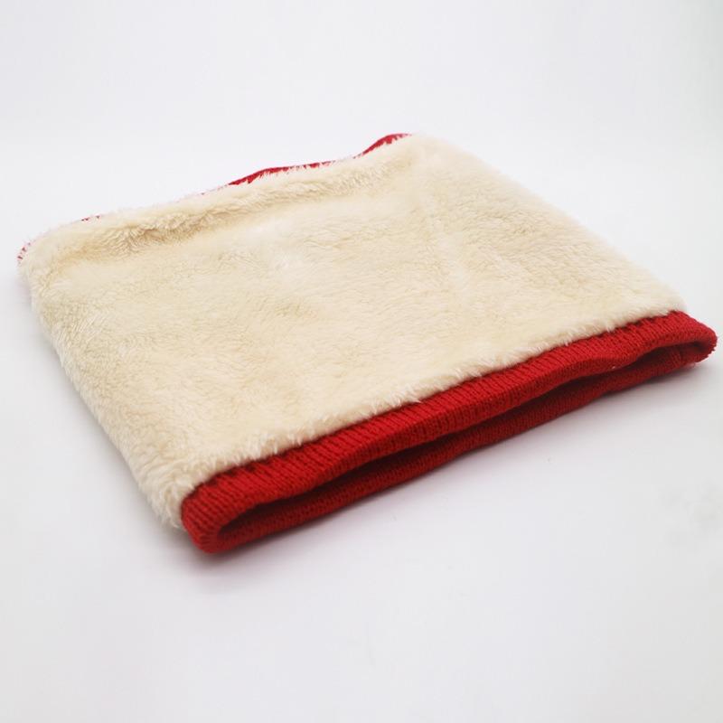 Autumn and Winter Thickened Christmas Scarf Velvet Knitted Warm Neck Cover Neck Cover Neck Scarf, Deer Model