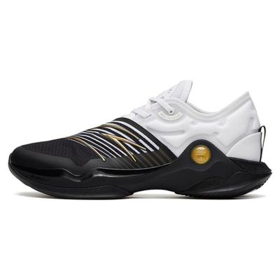 Кроссовки для баскетбола Skyline 1 Low Kal'tsit Rotation, противоскользящие, износостойкие, низкие, мужские, белые, черные, золотые, 112331107-1