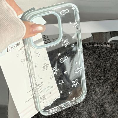 Чехол для мобильного телефона Star Fish подходит для iPhone 16 Apple 15pro Max 14 Маленький свежий