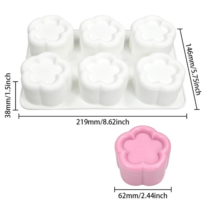 Силиконовые формы в форме цветка для мастики, муссов, тортов, выпечки, шоколада. Инструмент для украшения выпечки. Антипригарные.