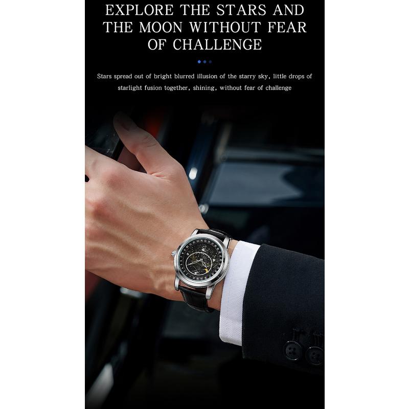 SANDA New Watch Full Machinery and Fashion Trends Rotating Dial Men's Watch