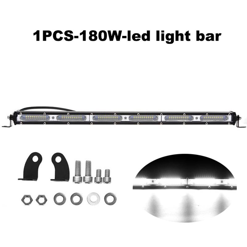 SEAMETAL 60 Вт/120 Вт/180 Вт Светодиодная лампа для вождения автомобиля, светодиодная рабочая фара, точечный луч для грузовика, внедорожника, внедорожника, джипа