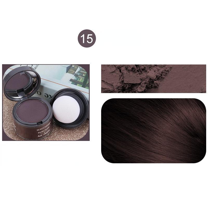 Natural Instantly Black Root Cover Up Hairline Powder Hair Fluffy Powder in 3 Colors Hair Line Shadow Concealers