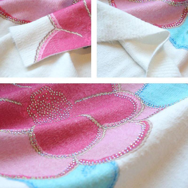 Вязаный свитер, женский осенне-зимний свободный теплый принт внутри, повседневный универсальный пуловер, вязаный свитер, топы